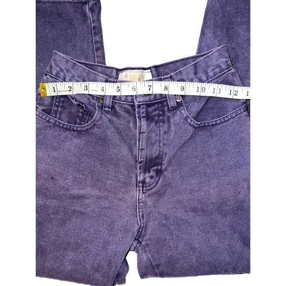 Vintage Purple Jeanjer denim jeans. Girls size 10. - Picture 5 of 10